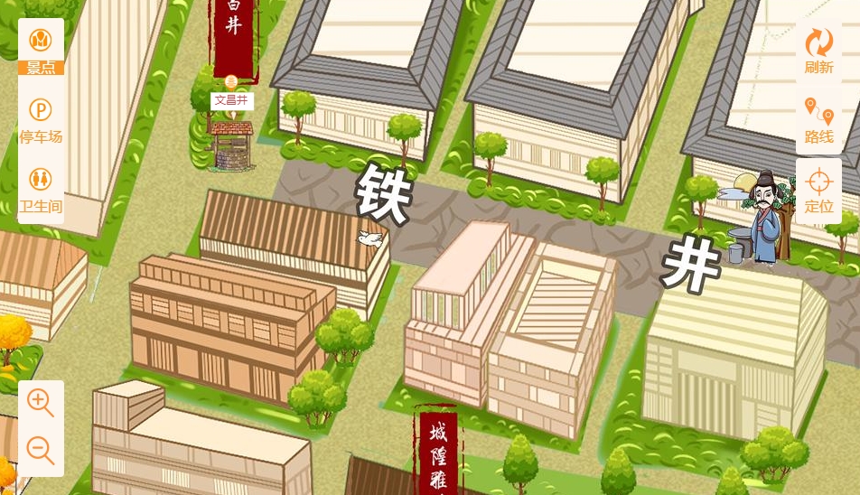 古塔智慧景区：手绘地图与语音导览的完美融合