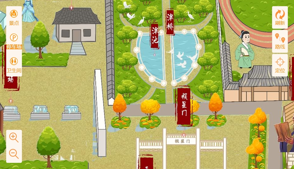 古塔手绘地图景区语音讲解导览系统：智慧景区建设的基石